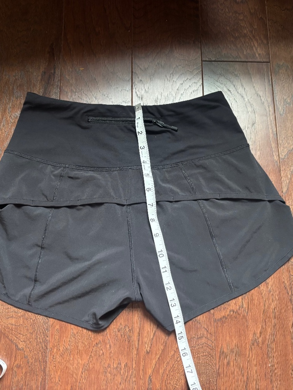 Classic Lululemon Speed Short High Rise 6 Black Run Lift Hike - Picture 10 of 13